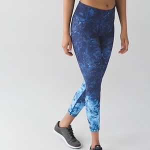 Rare 💙 Lululemon Speed Wunder Under Legging Deep Sea